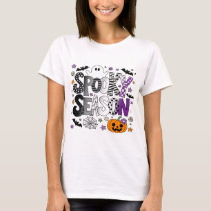 Camiseta Temporada Assustadora Asexual de Halloween