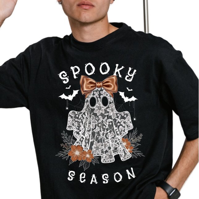 Camiseta Temporada Assustadora de Halloween  (Criador carregado)