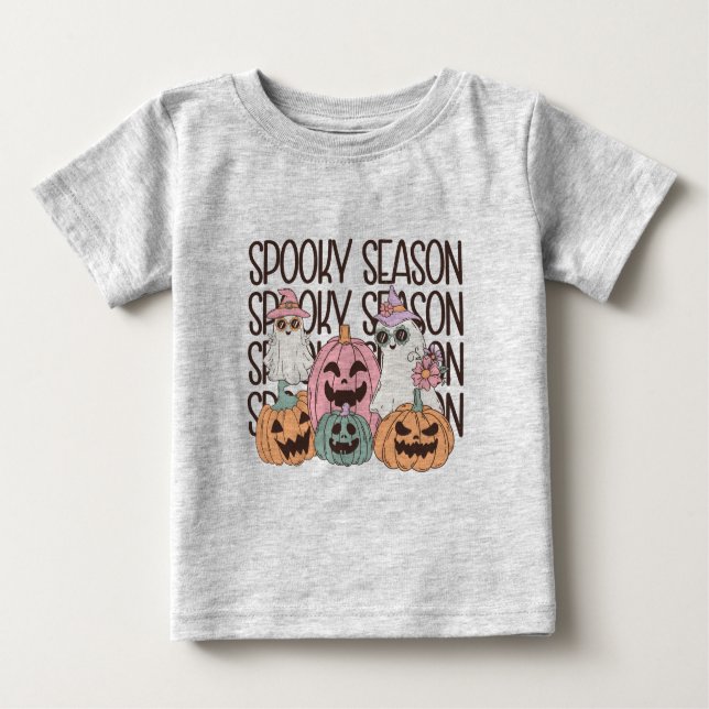 Camiseta Temporada Assustadora do Halloween (Frente)