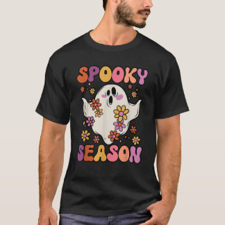 Camiseta Temporada Assustadora Fantasia de Halloween Gnomos