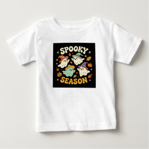 Camiseta Temporada Assustadora Quatro Fantasmas Halloween V