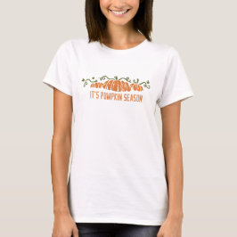 Camiseta Temporada de Abóbora