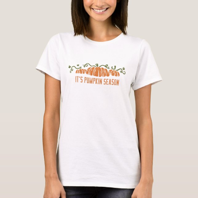 Camiseta Temporada de Abóbora (Frente)