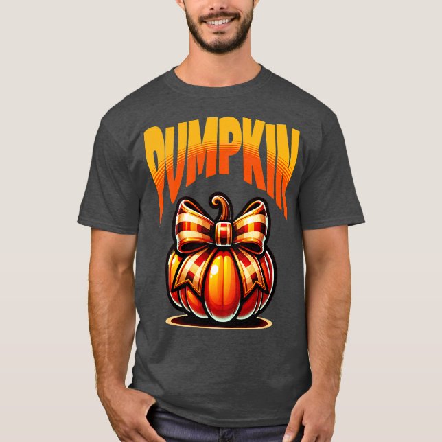 Camiseta temporada de abóbora halloween (Frente)