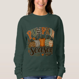 Camiseta Temporada de Abóbora Outono 