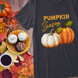 Camiseta Temporada de Abóbora Outono Dito