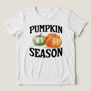 Camiseta Temporada de Abóbora Outono Estação de Outono