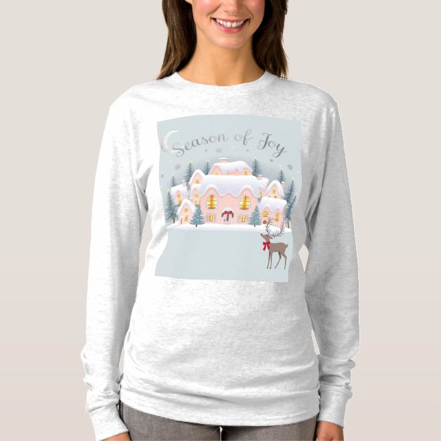 Camiseta temporada de alegria (Frente)