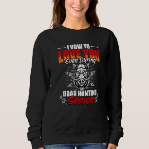 Camiseta Temporada de Caça ao Javali Humor Para Caça ao Por