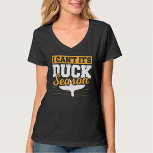 Camiseta Temporada de Caça ao Pato Roupas Caça à Ave Aquáti