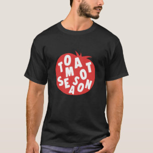 Camiseta Temporada de Tomate Divertido Jardim de Frutas Leg