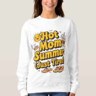 Camiseta Temporada de verão da mamãe quente (só cansada)