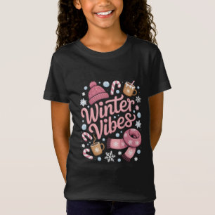 Camiseta Temporada de Vibrações de Inverno Tempo Frio Olá I