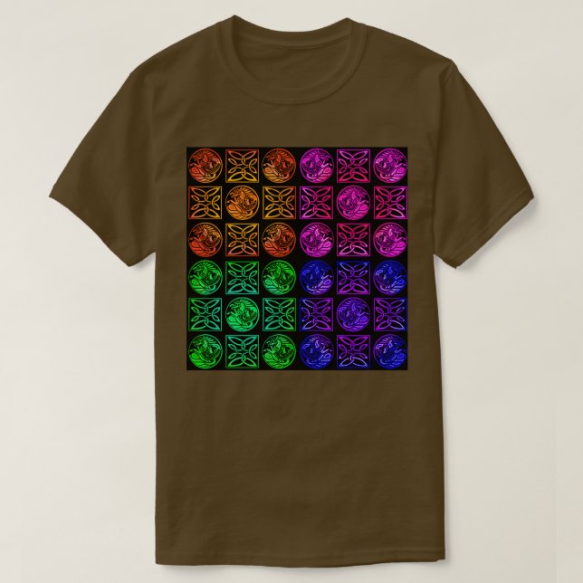 CAMISETA TEMPOS CELTICOS (Frente do Design)