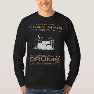 Camiseta Tempos Entusiasta de Tambores - Defenda Cabelo de 
