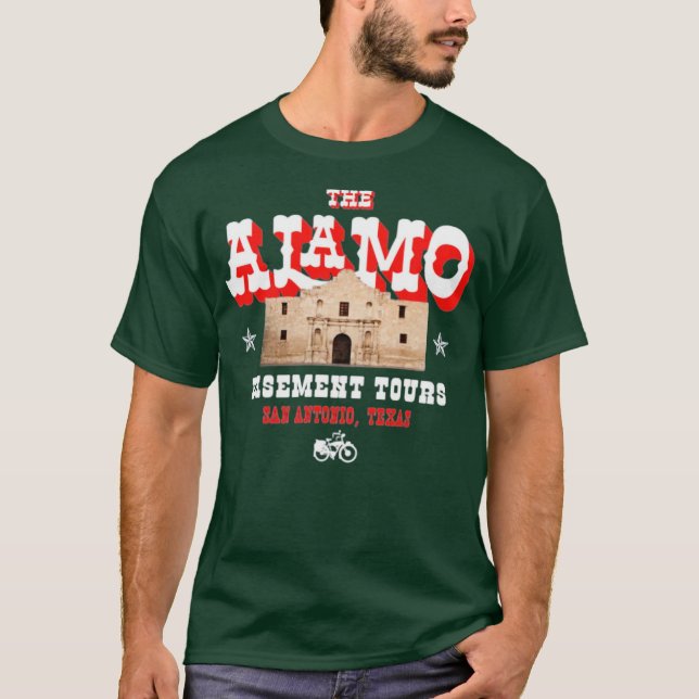 Camiseta Tempos no porão de Álamo (Frente)