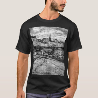 Camiseta Tenby North Beach Black and White