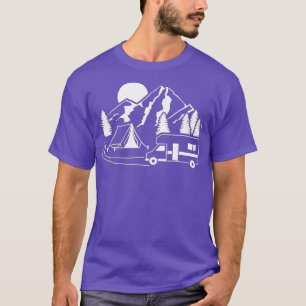 Camiseta Tenda de acampamento RV
