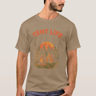 Camiseta Tenda Vida Camping Verão CampingTropical Trilha Wi