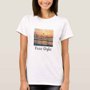 Camiseta Tendência de Estilo Livre Legal