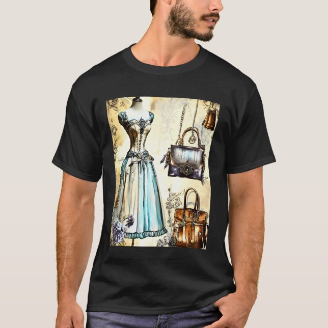 Camiseta Tendência de Moda Gatsby Roaring Twenties (Frente)