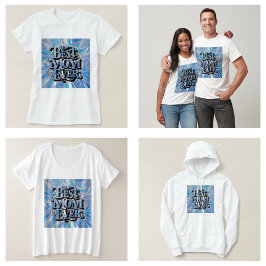 Camiseta Tendência e Na moda da Melhor Mãe de Sempre