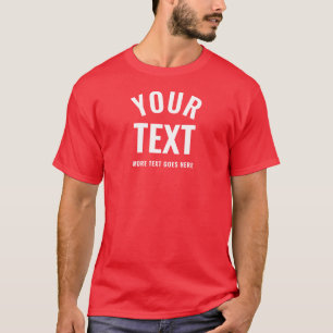 Camiseta Tendência Elegante Moderno Modelo Vermelho Melhor