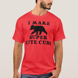 Camiseta Tendência Eu Faço Cubs Super Bonitos Serem Humores