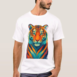 Camiseta Tendência geométrica dos tênis