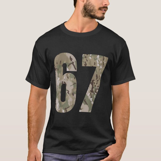 Camiseta Tendência Geração Alfa Seis Sete 6 7 Meme Cam Mult (Frente)
