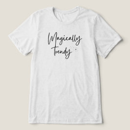 Camiseta Tendência Magicamente com Wand, Stars & Sparkles B