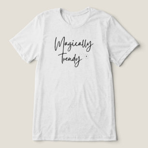 Camiseta Tendência Magicamente com Wand, Stars & Sparkles B