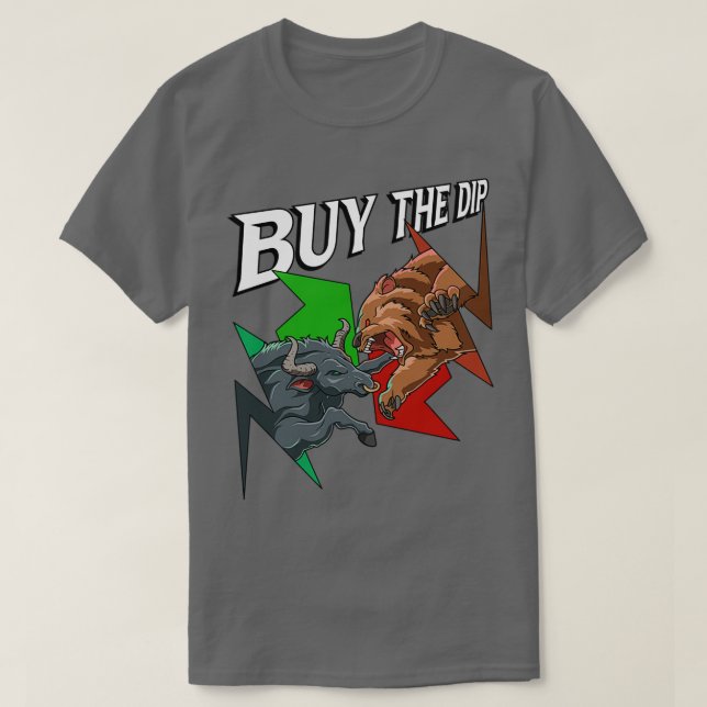 Camiseta Tendência Para O Mercado Comercial Bull Bear Forex (Frente do Design)