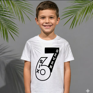 Camiseta Tendência Personalizada 67 Tipografia de Texto Grá