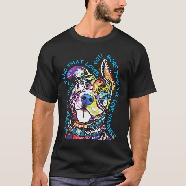 Camiseta Tendência Quente - Touros Gráficos Coloridos S Bul (Frente)