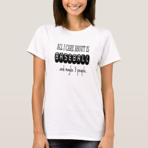 Camiseta Tendência Sarcástica Engraçada de Basebol