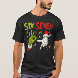 Camiseta Tendência Seis Sete Meme Natal 67 Xmas Homens Mulh