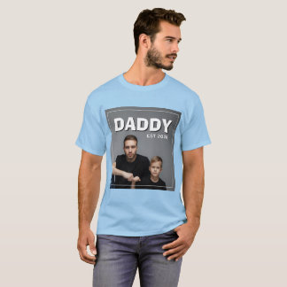 Camiseta Tendências do PhotoPop Daddy Est Ano Personalizado