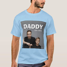 Camiseta Tendências do PhotoPop Daddy Est Ano Personalizado