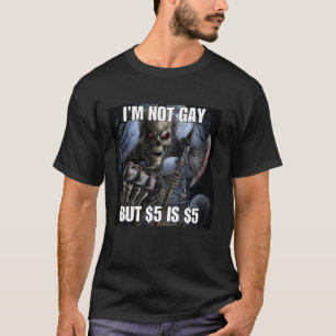 Camiseta Tendências homossexuais Gay Funny Cringe Duro Skel