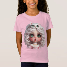 Camiseta Tender Kitten, Doll in Kitten Mask by Natasha Us