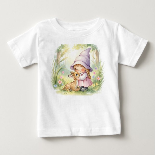 Camiseta Tenderness, Watercolor de Natasha Us (Frente)