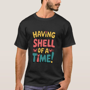 Camiseta Tendo Concha de um Tempo Brincadeira de Palavras c