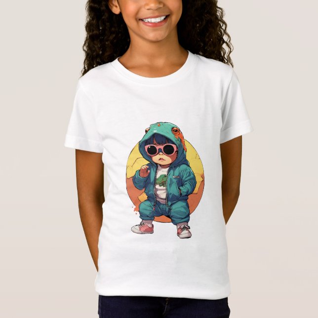 Camiseta Tendsetters pequenos: Na moda e confortáveis (Frente)