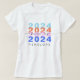 Camiseta Tendy Colorful Rainbow Classe 2023 Modern Formando (Frente do Design)