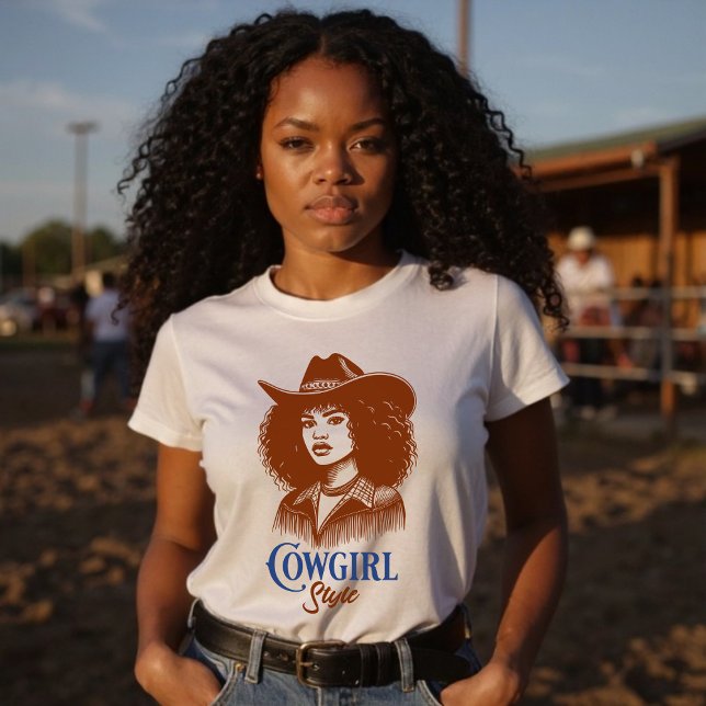 Camiseta Tendy Cowgirl Style Western Aestic Graphic (Trendy Cowgirl Style Western Aesthetic Graphic T-Shirt)