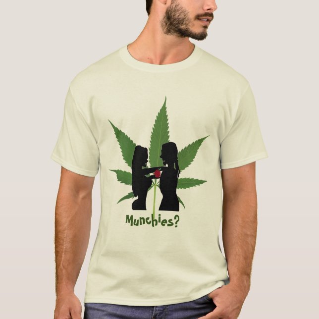 Camiseta Tendy Divertido Humor Munchies? (Frente)