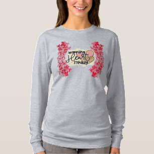 Camiseta Tendy Heart Stealer Dia de os namorados Leve