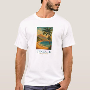 Camiseta Tenerife Ilhas Canárias Monte Teide Ilha Espanhola
