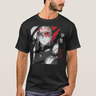 Camiseta Tengen Uzui Demon Slayer Kimetsu No Yaiba BlackRed